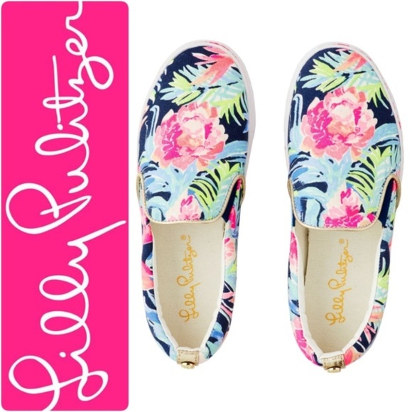 lilly pulitzer slip on sneakers